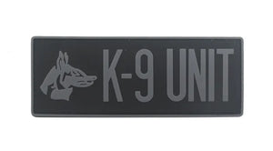 K9 Canine Unit Working Dog PVC Hook and Loop Morale  Patch Army Navy USMC Air Force LEO FREE USA SHIPPING SHIPS FROM USA PAT-346/A/B/C/D