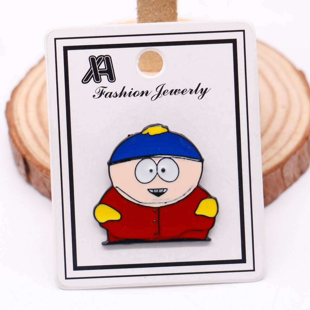 South Park Inspired Eric Cartman Pin Stan Kyle Cartman Kenny Butters Trey Parker Matt Stone P-077A - www.ChallengeCoinCreations.com