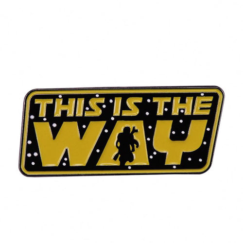 Disney Mandalorian This Is The Way Inspired Pin Galaxys Edge Security Free Shipping ZQ-197