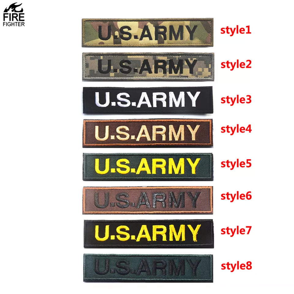 US ARMY United States Army Tactical Morale Patch FREE USA SHIPPING SHIPS FROM USA PAT-336/A/B/C/D/E/F/G  (E)