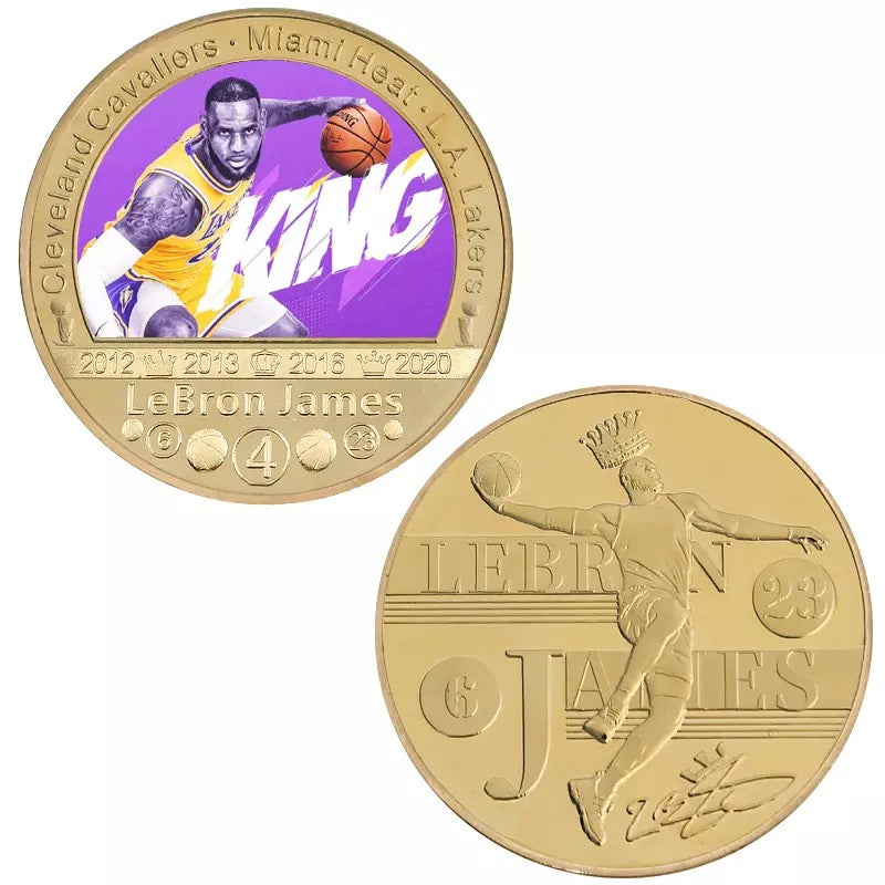King James 23 Lebron Challenge Coin #3 of 5 Great Starter Coin for Kids and Adults MC-13