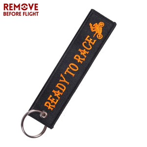 READY TO RACE Keychain Luggage Tag Motorcycle Bike Week Harley Kawasaki Suzuki Honda Yamaha Sturgis LKC-68 - www.ChallengeCoinCreations.com