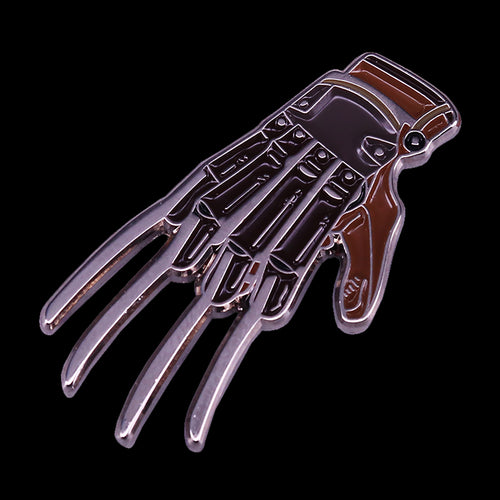 Nightmare on Elm Street Freddy Krueger Inspired Knife Hands Pin Free Shipping in the USA ZQ-374 - www.ChallengeCoinCreations.com