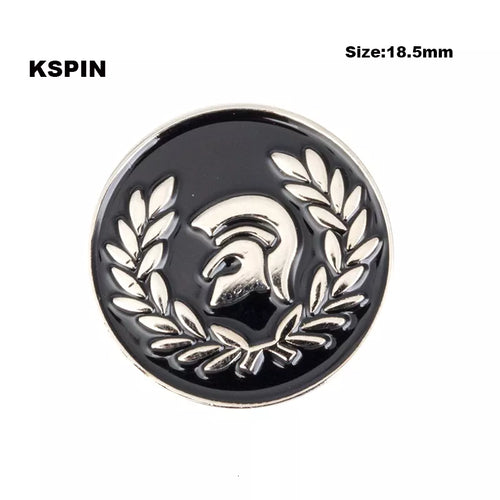 Spartan Helmet Moaon AABE Soccent Lapel Pin Army Navy USMC Air Force LEO FREE USA SHIPPING SHIPS FROM USA P-215A