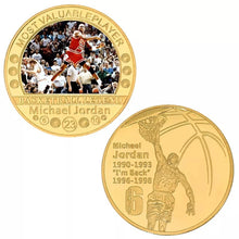 Load image into Gallery viewer, MJ 23 Jordan  5 Coin Challenge Coin Set Great Starter Set for Kids and Adults FREE USA SHIPPING R-005