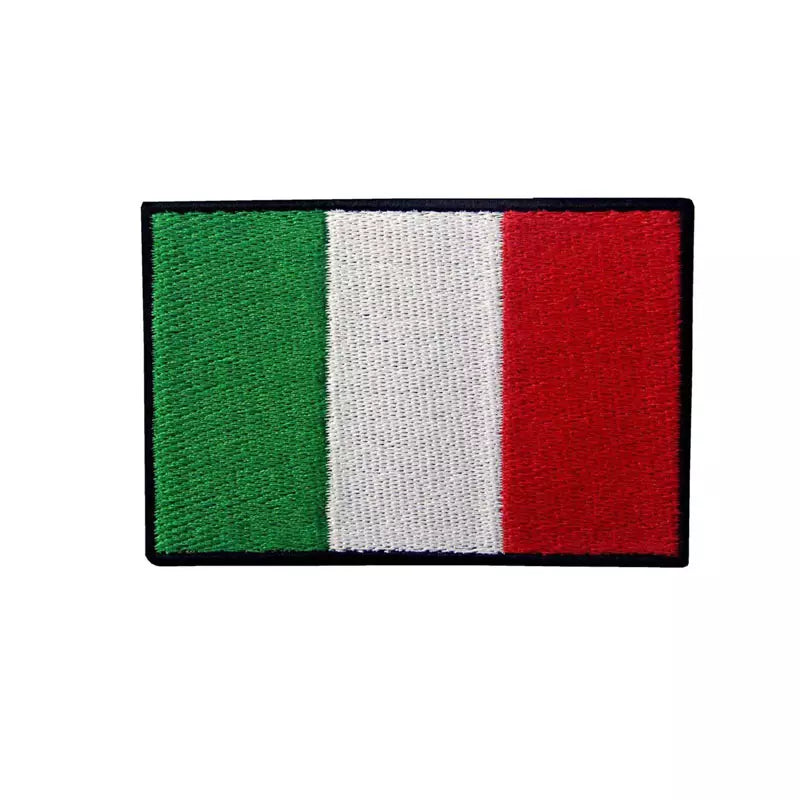 Italian Italy Flag Embroidered Hook and Loop Tactical Morale Patch FREE USA SHIPPING SHIPS FROM USA V90411-1 PAT-296