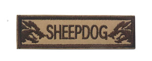 Sheepdog Protector Embroidered Hook and Loop Tactical Morale Patch FREE USA SHIPPING SHIPS FROM USA PAT-334/A/B/C  (E)