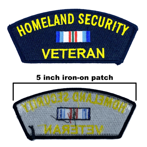 Homeland Security Veteran Patch CBP TSA uscg usss fema cis fam ice hsi oig fletc CC-007 - www.ChallengeCoinCreations.com