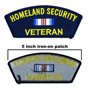 Homeland Security Veteran Patch CBP TSA uscg usss fema cis fam ice hsi oig fletc CC-007 - www.ChallengeCoinCreations.com
