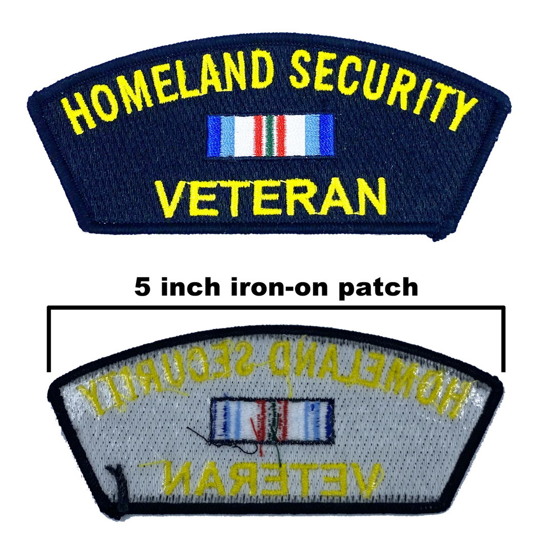 Homeland Security Veteran Patch CBP TSA uscg usss fema cis fam ice hsi oig fletc CC-007 - www.ChallengeCoinCreations.com