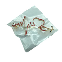 Load image into Gallery viewer, Heart Heartbeat Stethoscope EKG Medical Nurse Doctor EMT EMS Pin Brooch FREE USA SHIPPING P-187C