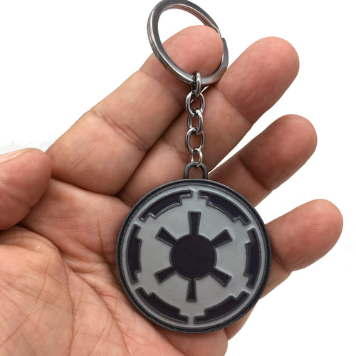 Galactic Empire symbol Star Wars Antique Silver keychain Darth Vader Stormtrooper Keychain KC-38B