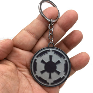 Galactic Empire symbol Star Wars Antique Silver keychain Darth Vader Stormtrooper Keychain KC-38B