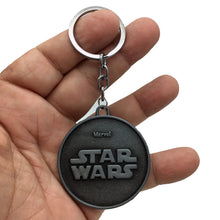 Load image into Gallery viewer, Galactic Empire symbol Star Wars Antique Silver keychain Darth Vader Stormtrooper Keychain KC-38B