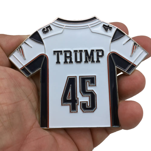 Parody Jersey New England Donald Trump 45 Challenge Coin Patriots Football Super Bowl Champ 87 NFL CL8-01A
