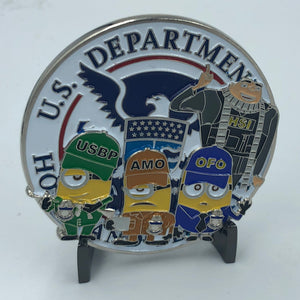 CBP Challenge Coin Border Patrol HSI Field Operations KK-015