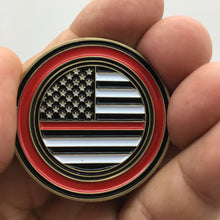 Load image into Gallery viewer, KC Burrowhead My Ass Thin Red Line Challenge Coin