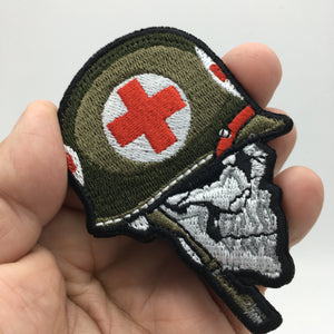 Classic Combat Medic Corpsman Military Tactical Morale Hook and Loop Morale Patch FREE USA SHIPPING SHIPS FROM USA PAT-641