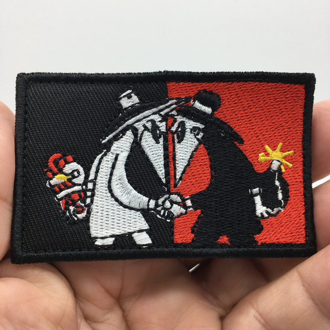 Classic Spy versus VS Spy Military Tactical Morale Hook and Loop Morale Patch FREE USA SHIPPING SHIPS FROM USA PAT-643