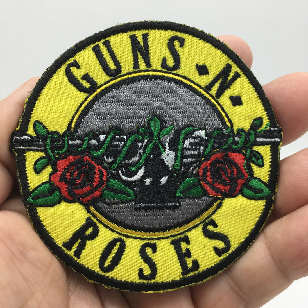 GnR Guns Tactical Roses Patch Hook and Loop Morale Patch FREE USA SHIPPING SHIPS FROM USA PAT-646