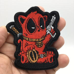 Funny Care Deadpool Bear Mashup Military Tactical Morale Hook and Loop Morale Patch FREE USA SHIPPING SHIPS FROM USA PAT-649