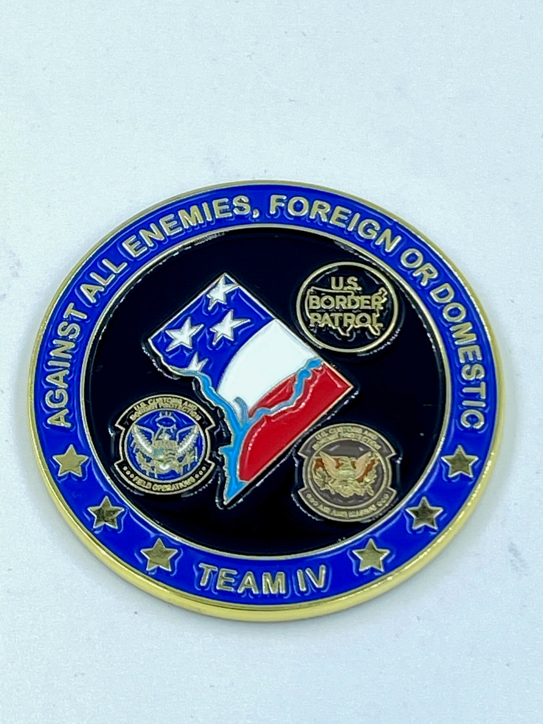 PACT RDT US Customs and Border Patrol Challenge Coin CBP Team IV Honor First Washington DC  MR-16 - www.ChallengeCoinCreations.com