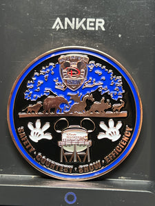 Disney Studios Animal Kingdom Security Challenge Coins GL10-003