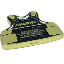 Load image into Gallery viewer, Sheriff Deputy Body Armor Police Officer Police Department Sheriff&#39;s Office Challenge Coin DL12-09 - www.ChallengeCoinCreations.com