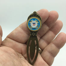 Load image into Gallery viewer, USCG United States Coast Guard Coastie Commemorative Bookmark Book Mark - www.ChallengeCoinCreations.com