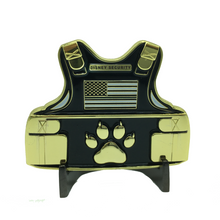 Load image into Gallery viewer, Disney Security Mickey inspired K9 Canine Explosives Detector Mouse Body Armor Challenge Coin N-001B - www.ChallengeCoinCreations.com