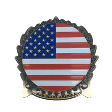 Load image into Gallery viewer, Corrections Officer, LEO, CO Thin Gray Line God Bless America Challenge Coins Correction Officer N-003A