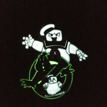 Load image into Gallery viewer, Ghostbusters Inspired Mini Puft Stay Puft Marshmallow Man Glow in the Dark Pin Afterlife 25A-GB - www.ChallengeCoinCreations.com