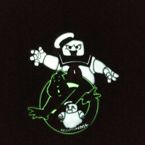 Ghostbusters Inspired Mini Puft Stay Puft Marshmallow Man Glow in the Dark Pin Afterlife 25A-GB - www.ChallengeCoinCreations.com