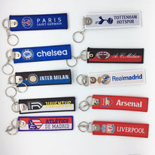 Load image into Gallery viewer, Inter Milan Keychain Football Soccer Futball  Serie A The Red and Blacks LKC-31 - www.ChallengeCoinCreations.com