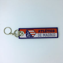 Load image into Gallery viewer, Club Atlético Madrid soccer keychain Football Soccer Futbol Champions League La Liga ATM LKC-29 - www.ChallengeCoinCreations.com