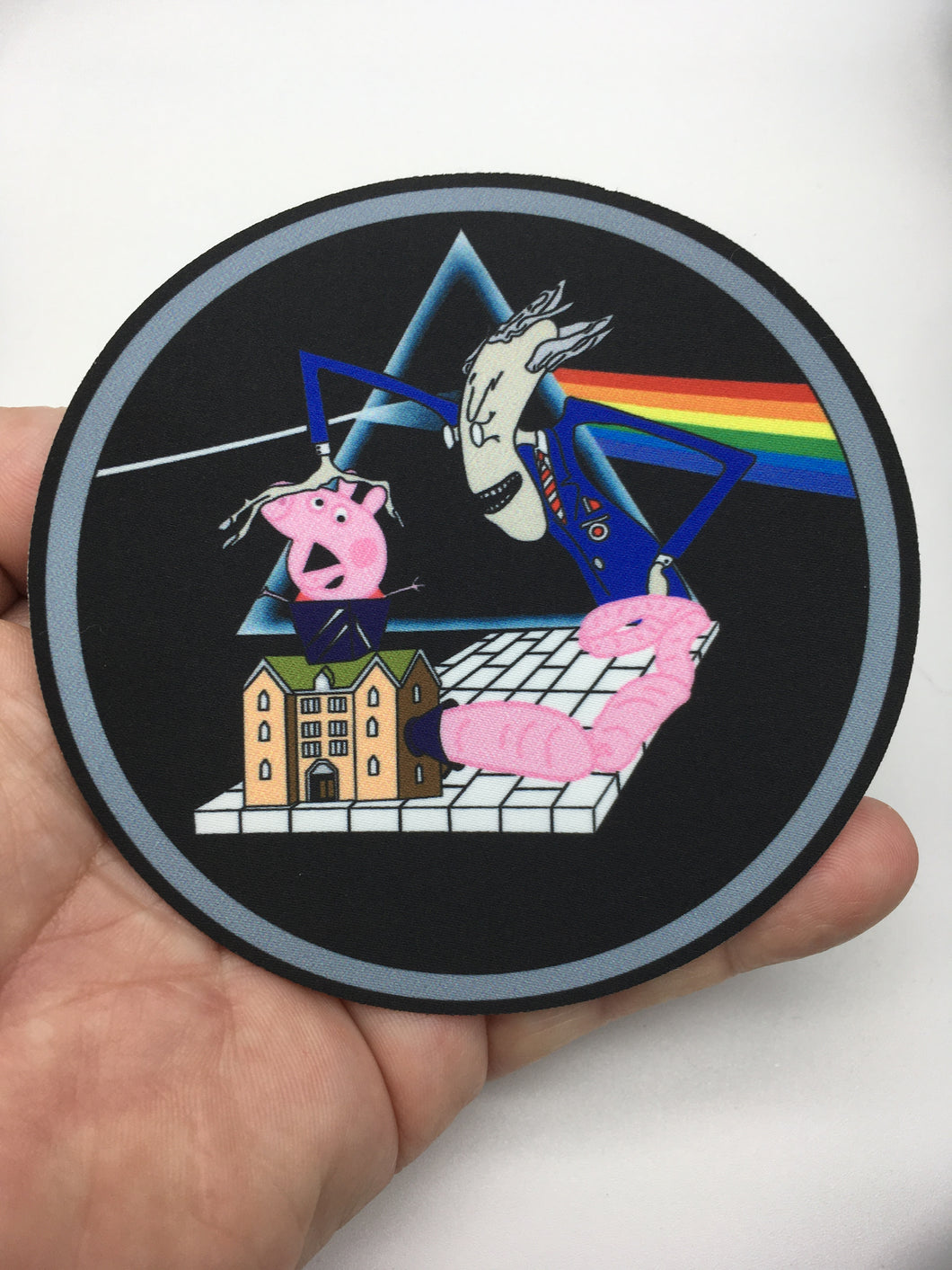 Limited Edition Peppa Floyd Mashup Dark Side Wall Morale Patch Motivational - www.ChallengeCoinCreations.com