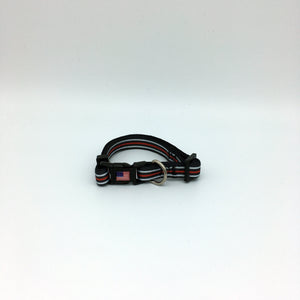 Thin Red Line Dog Collar Firefighter Fireman EMS Rescue Paramedic Medic EMT - www.ChallengeCoinCreations.com