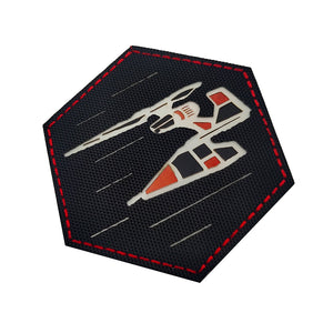 IR Reflective Star Fighter Wars Embroidered Hook and Loop Morale Patch FREE USA SHIPPING SHIPS FROM USA PAT-546