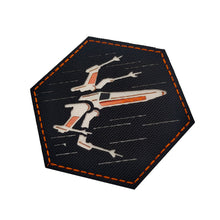 Load image into Gallery viewer, IR Reflective Star Fighter Wars Embroidered Hook and Loop Morale Patch FREE USA SHIPPING SHIPS FROM USA PAT-546