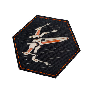 IR Reflective Star Fighter Wars Embroidered Hook and Loop Morale Patch FREE USA SHIPPING SHIPS FROM USA PAT-546