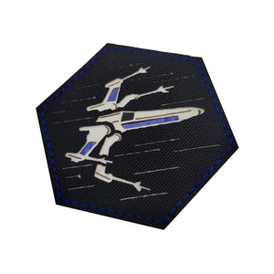 IR Reflective Star Fighter Wars Embroidered Hook and Loop Morale Patch FREE USA SHIPPING SHIPS FROM USA PAT-546