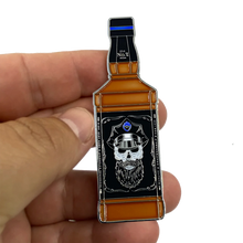 Load image into Gallery viewer, Thin Blue Line JD Beard Gang Police Challenge Coin CBP LAPD NYPD CPD DD-013