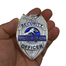 Load image into Gallery viewer, Jurassic World Sterling Silver Plated Security Officer Badge Serialized 1-50 JWS