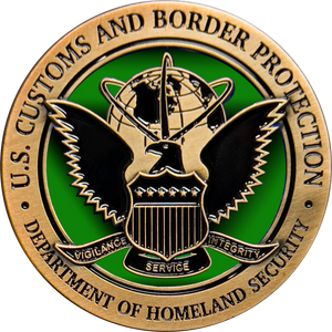 Border Patrol Agent Canine Enforcement K9 Thin Green Line Challenge Coin CBP BPA GL11-003