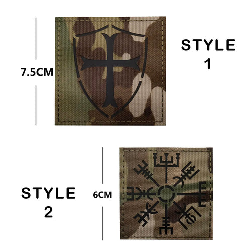 Knights Templar Masonic Cross Tactical Patch  Morale Hook and Loop FREE USA SHIPPING  SHIPS FROM USA PAT-498