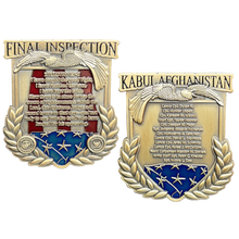 Load image into Gallery viewer, Kabul Afghanistan Final Inspection Memorial Challenge Coin Marines Navy August 26 2021 13 Soldiers BL17-012 - www.ChallengeCoinCreations.com