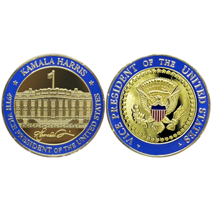 Vice President Kamala Harris White House Challenge Coin BL15-006 - www.ChallengeCoinCreations.com
