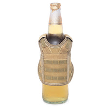 Load image into Gallery viewer, Tactical Beer Water Soda Bottle Can Vest with Hook and Loop FREE USA SHIPPING SHIPS FROM USA