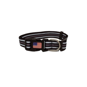 Thin Grey Gray Line Dog Collar CO Corrections Correctional Officer Jailer - www.ChallengeCoinCreations.com