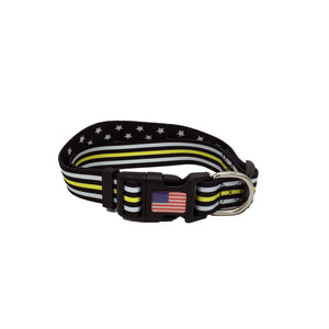 Thin Gold Line Dog Collar Dispatcher Emergency Services 911 Operator - www.ChallengeCoinCreations.com